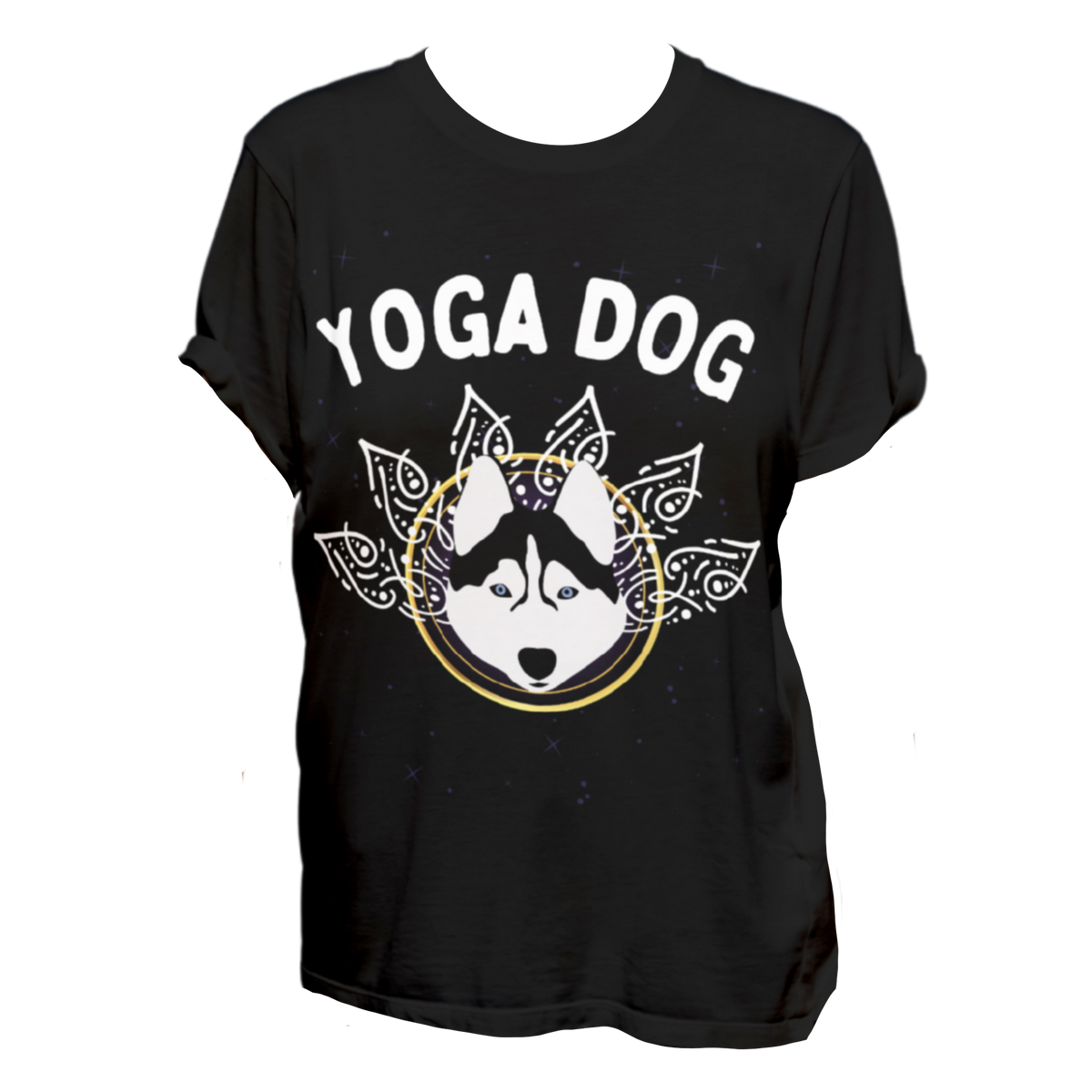 Yoga Dog T-Shirt - Arjuna Rigby Art and Lifestyle Store