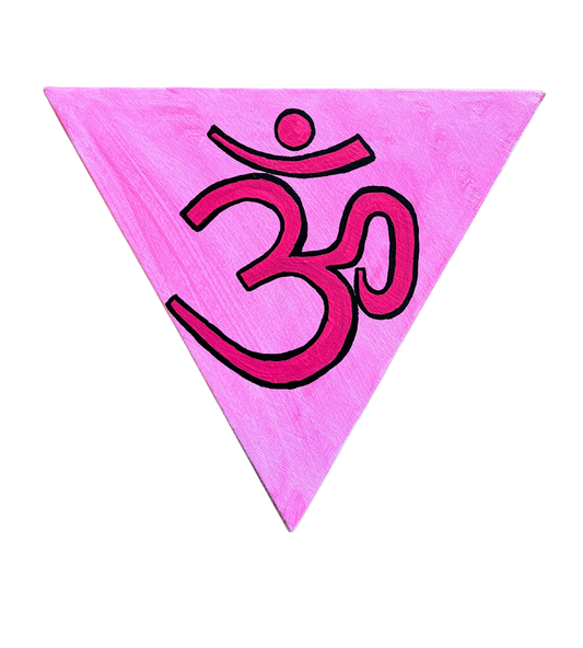 Pink Triangle OM - Arjuna Rigby Art and Lifestyle Store