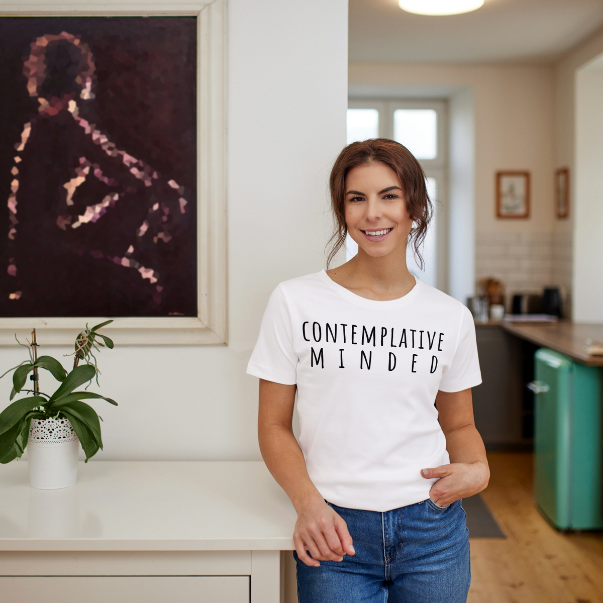 Contemplative Minded T-Shirt - Arjuna Rigby Art and Lifestyle Store