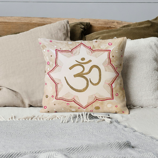 OM Throw Pillow