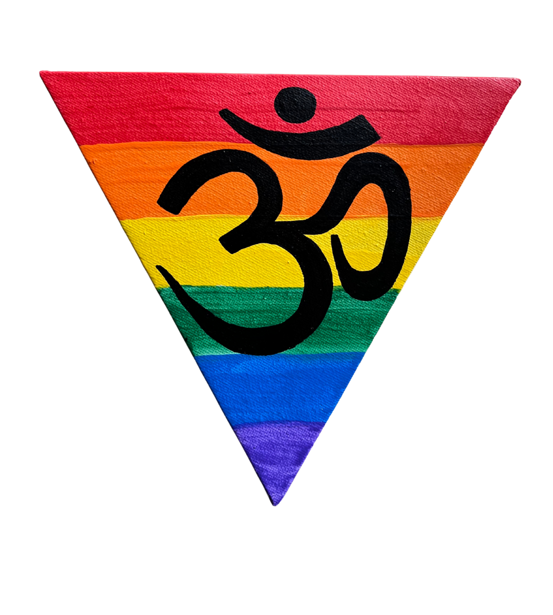 Rainbow Triangle OM - Arjuna Rigby Art and Lifestyle Store