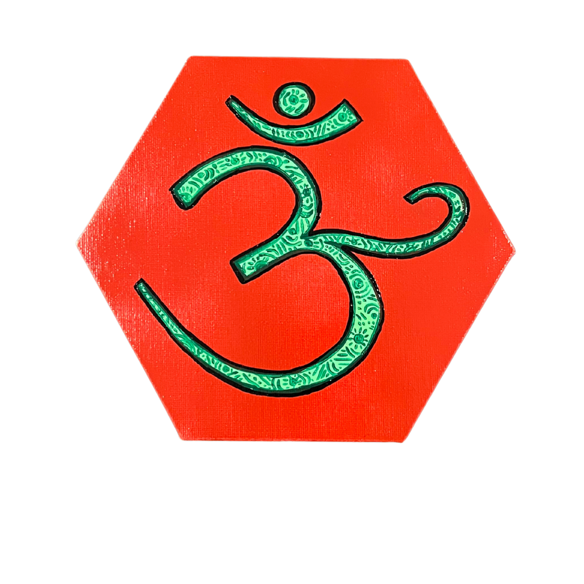 Red and Green Om
