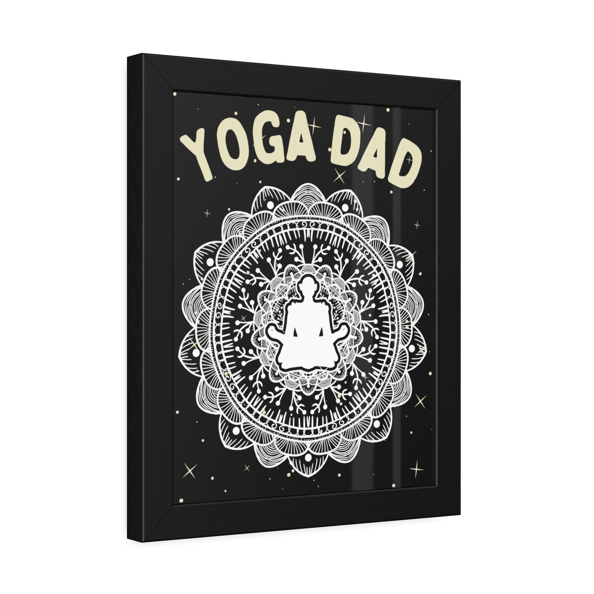Yoga Dad Framed Fine Art Poster - Arjuna Rigby Art and Lifestyle Store