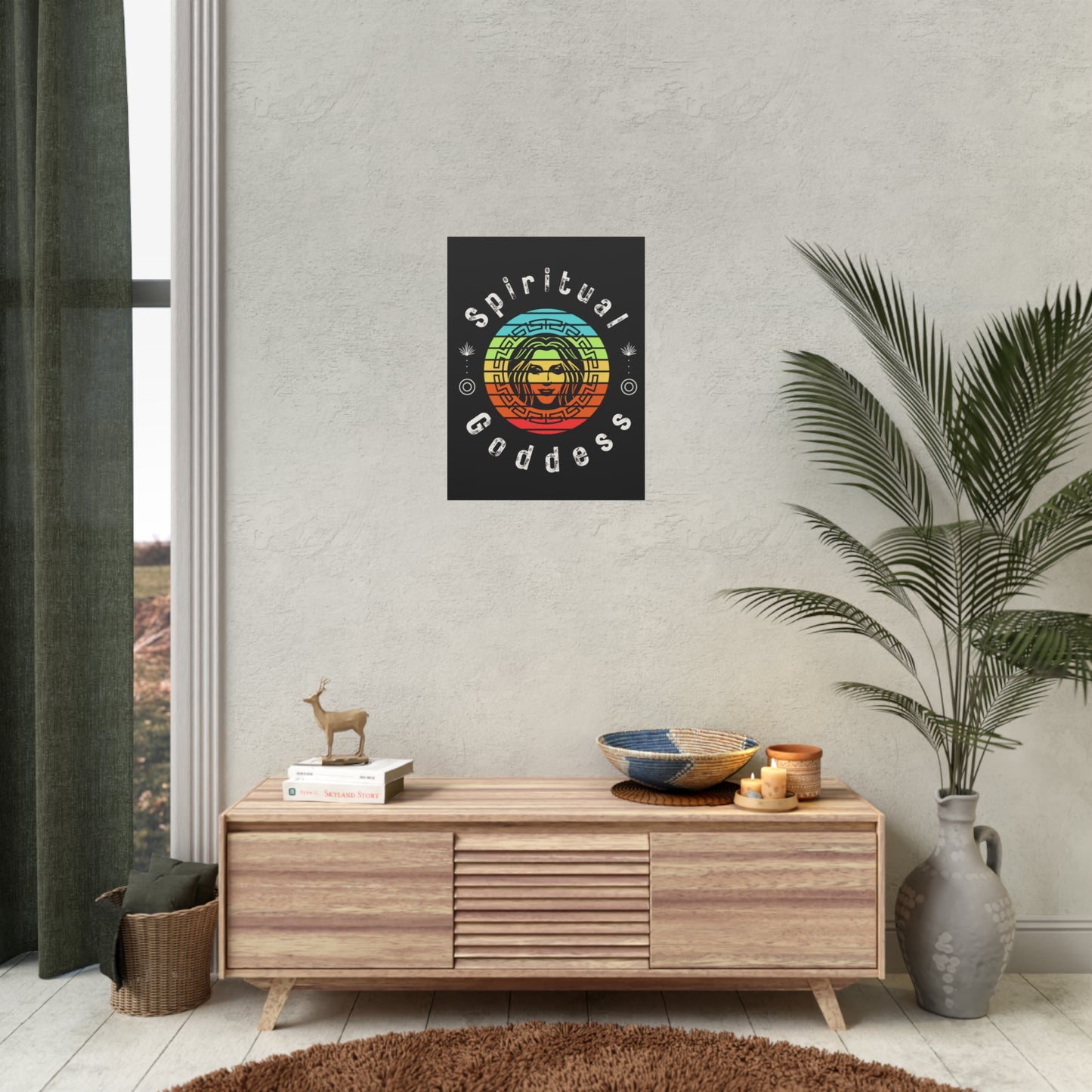 Spiritual Goddess Fine Art Poster - Arjuna Rigby Art and Lifestyle Store