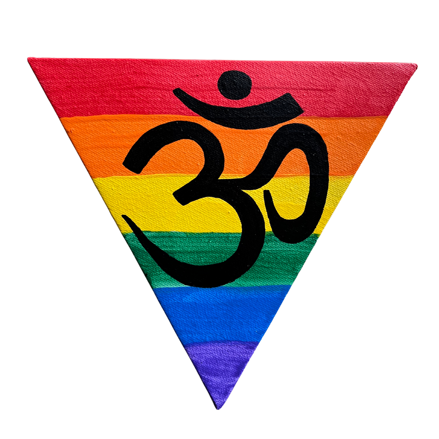 Rainbow Triangle OM - Arjuna Rigby Art and Lifestyle Store