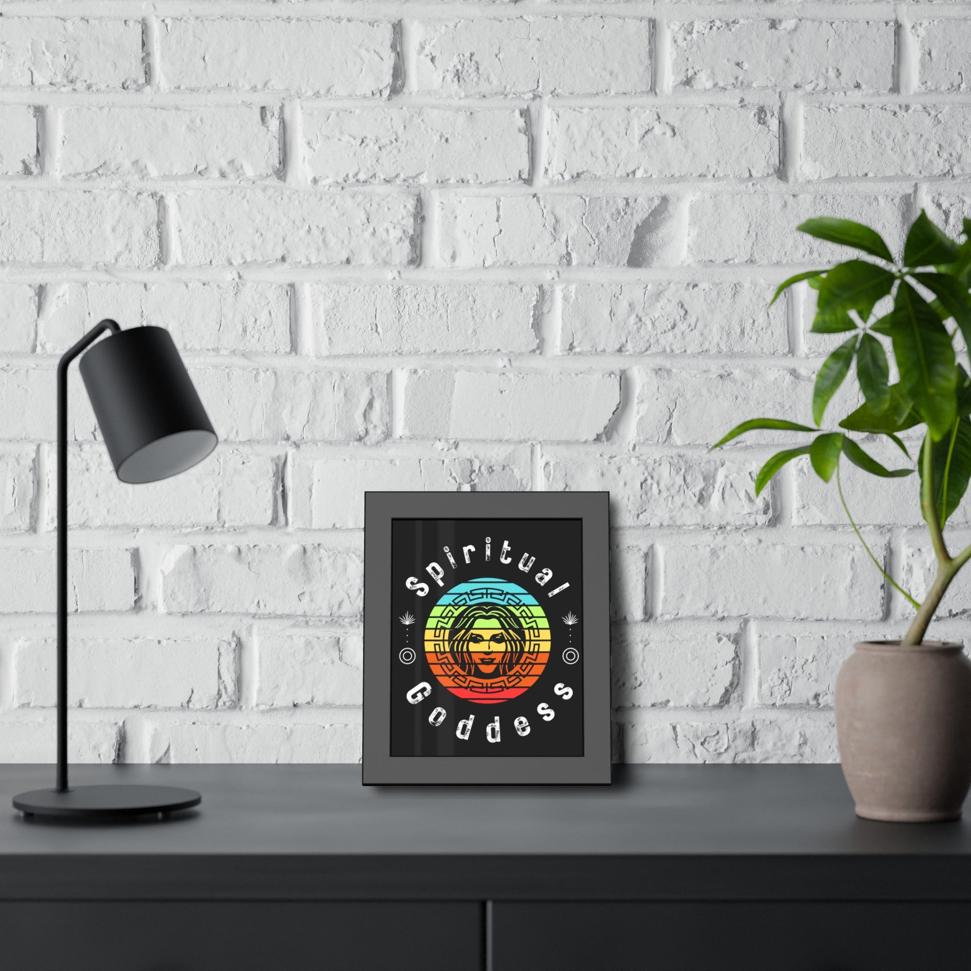 Spiritual Goddess Framed Fine Art Poster - Arjuna Rigby Art and Lifestyle Store