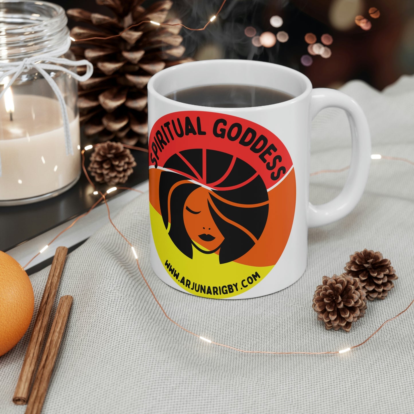 Spiritual Goddess - Mug - Arjuna Rigby Art and Lifestyle Store