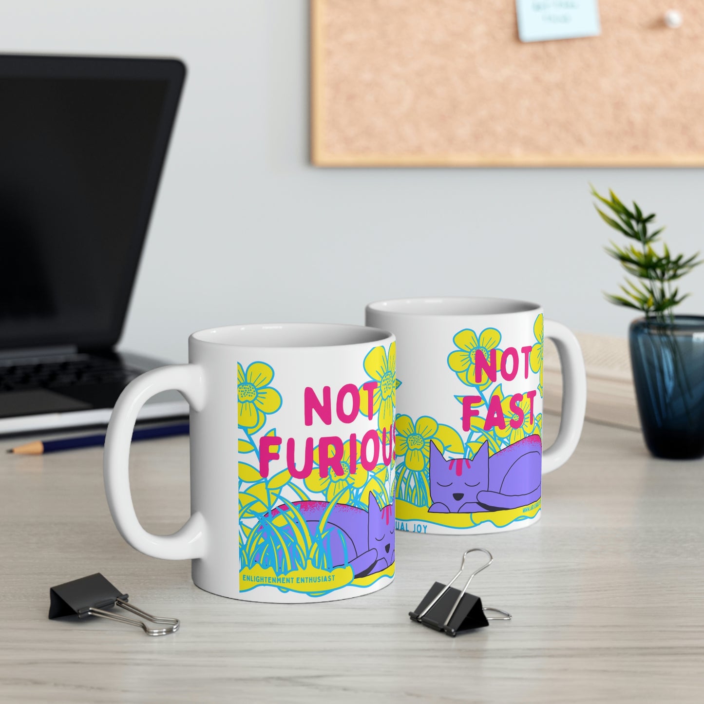 Not Fast Not Furious - Mug - Arjuna Rigby Art and Lifestyle Store