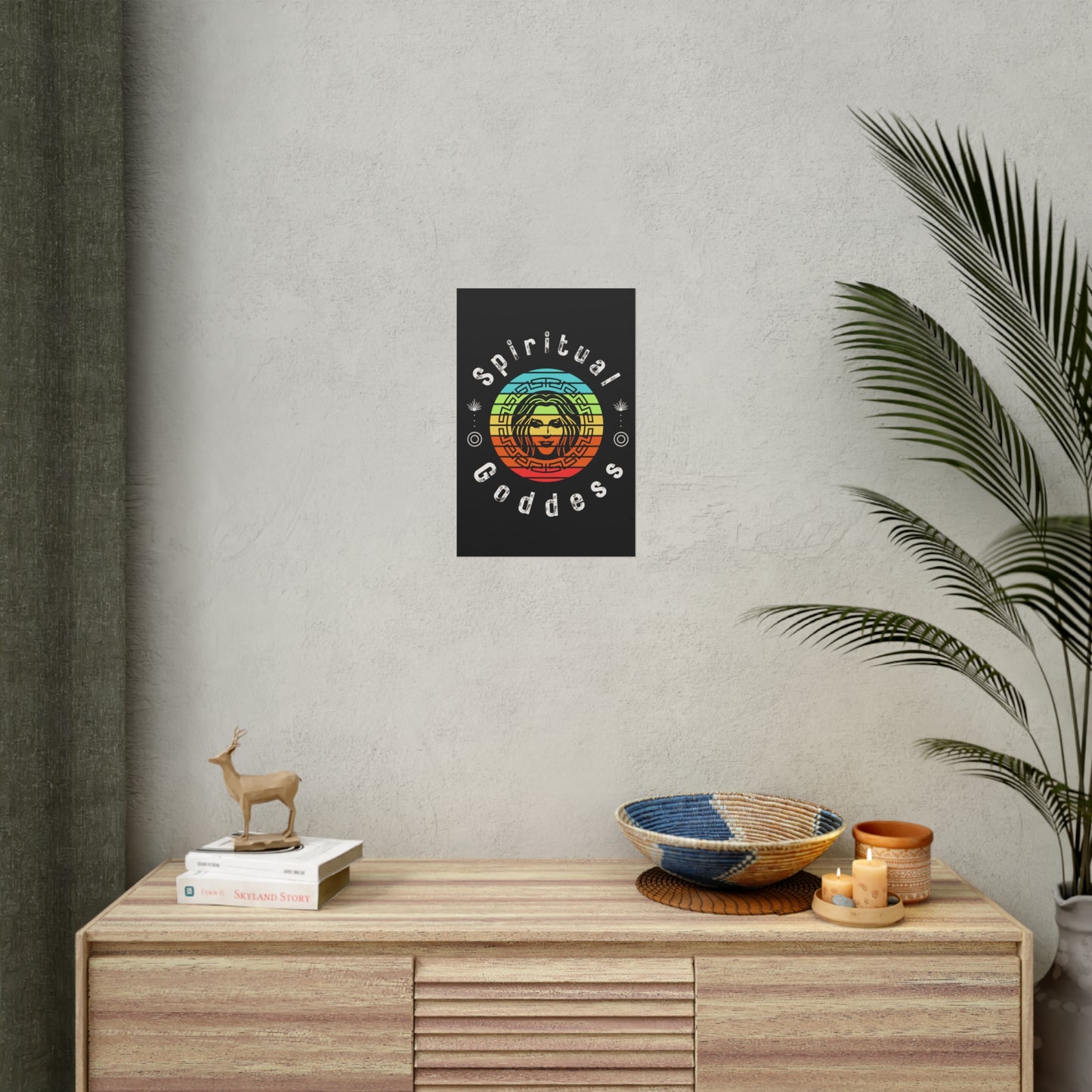 Spiritual Goddess Fine Art Poster - Arjuna Rigby Art and Lifestyle Store