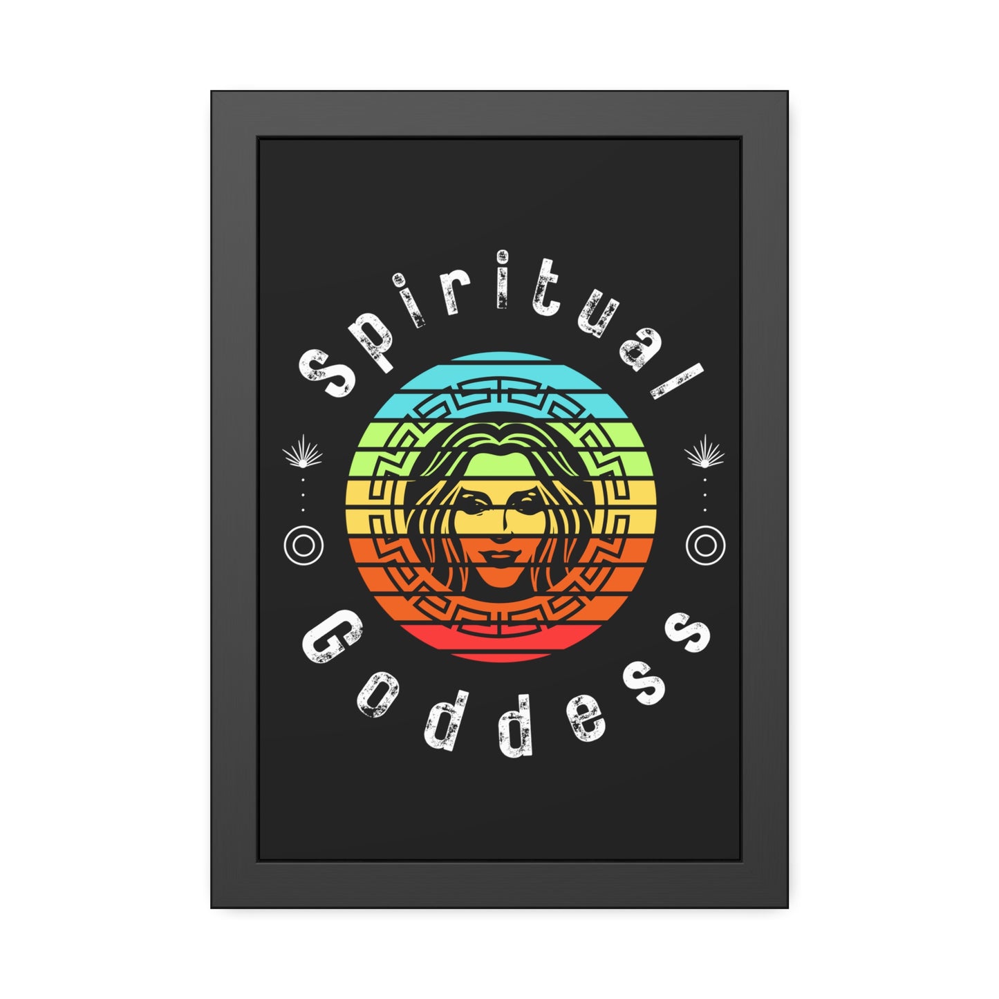 Spiritual Goddess Framed Fine Art Poster - Arjuna Rigby Art and Lifestyle Store