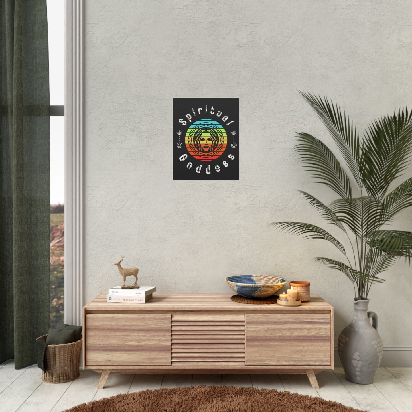 Spiritual Goddess Fine Art Poster - Arjuna Rigby Art and Lifestyle Store