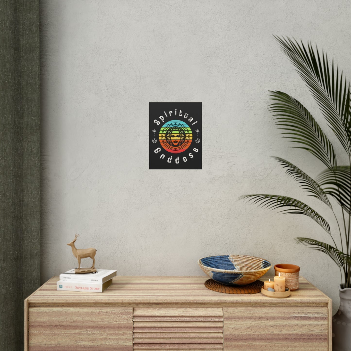 Spiritual Goddess Fine Art Poster - Arjuna Rigby Art and Lifestyle Store