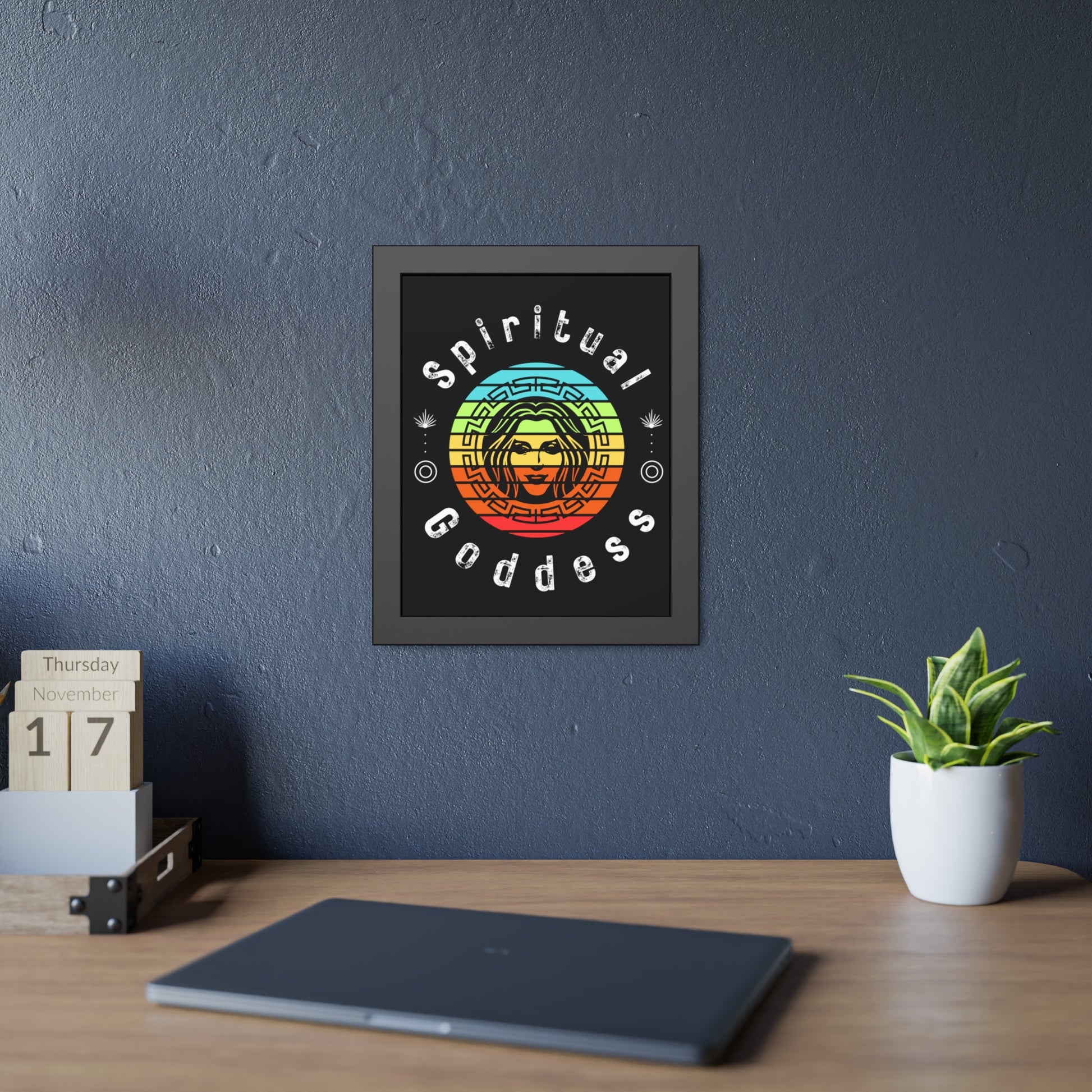 Spiritual Goddess Framed Fine Art Poster - Arjuna Rigby Art and Lifestyle Store