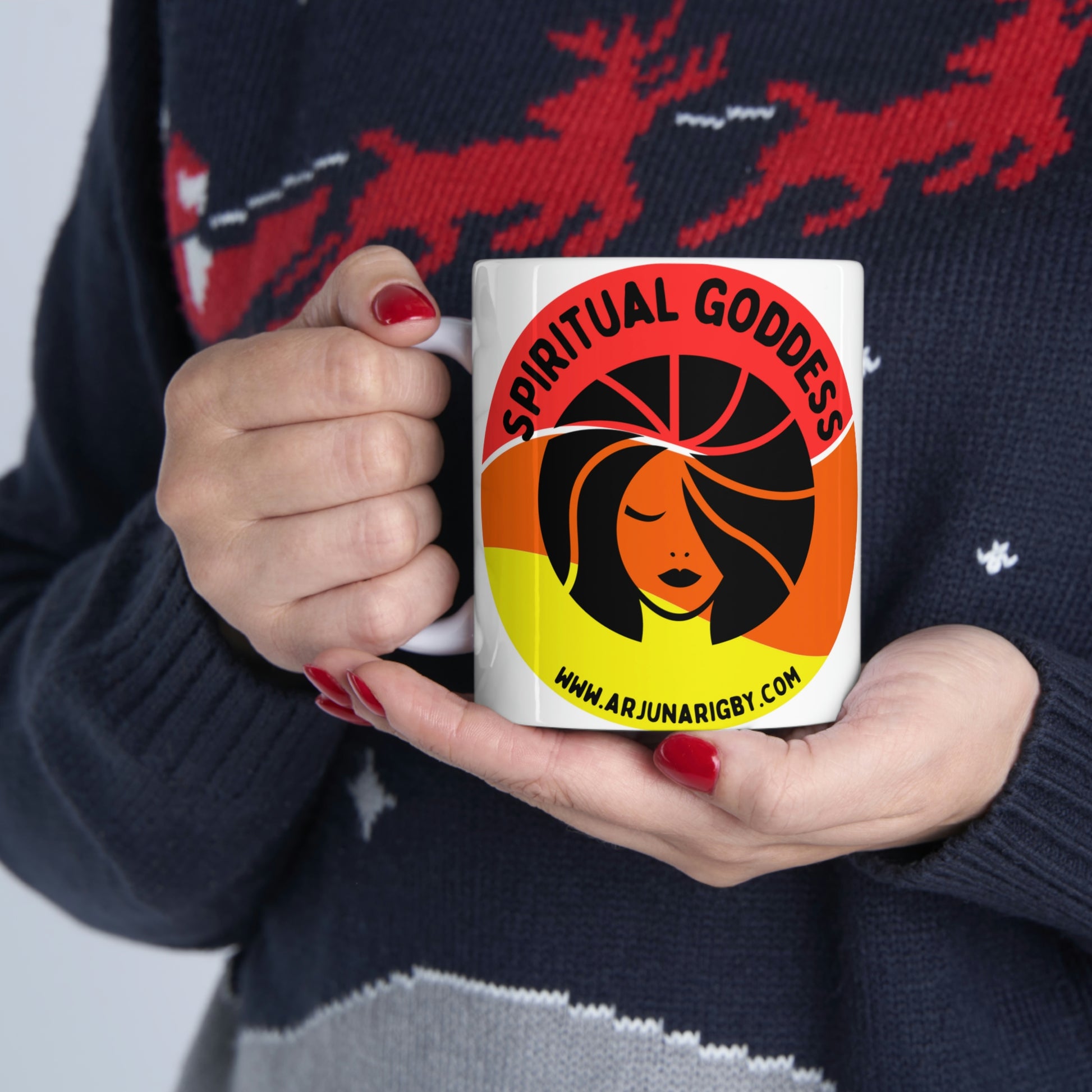 Spiritual Goddess - Mug - Arjuna Rigby Art and Lifestyle Store