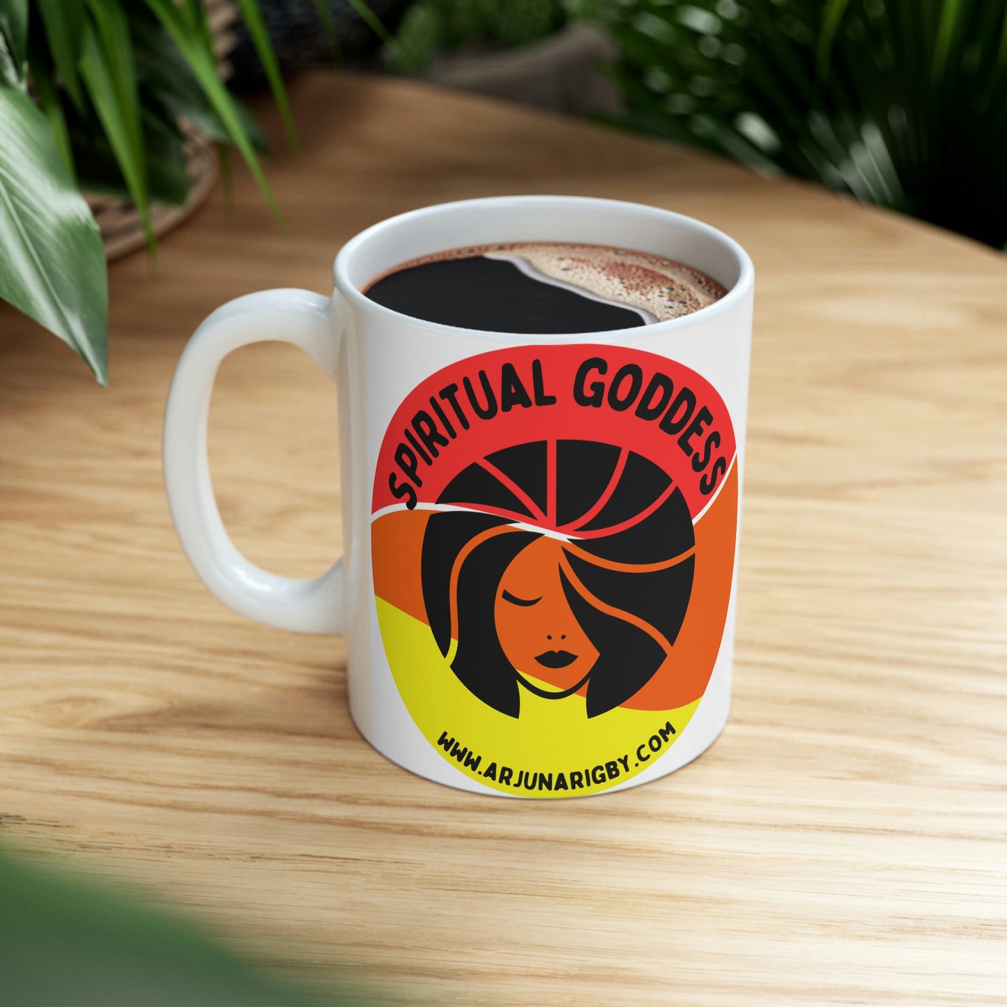 Spiritual Goddess - Mug - Arjuna Rigby Art and Lifestyle Store