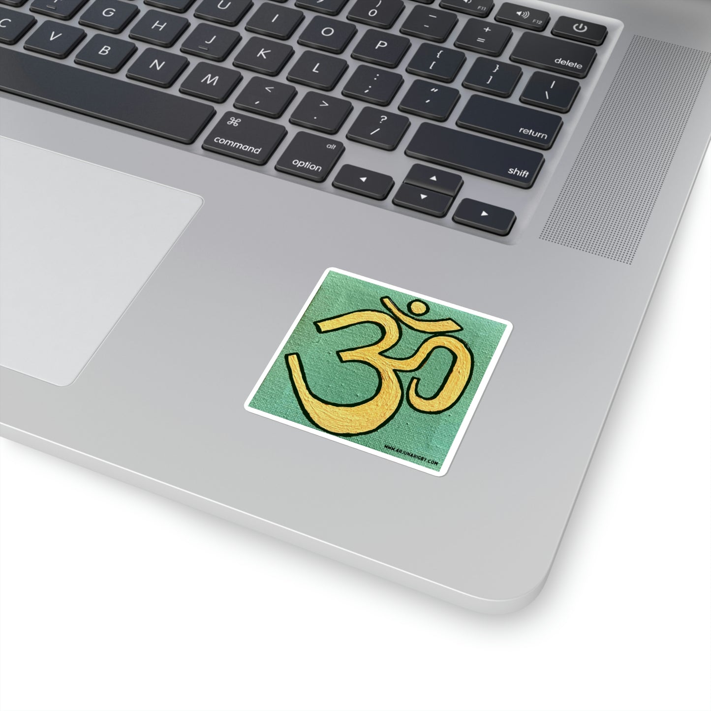 OM in neutral colors - Sticker - Arjuna Rigby Art and Lifestyle Store