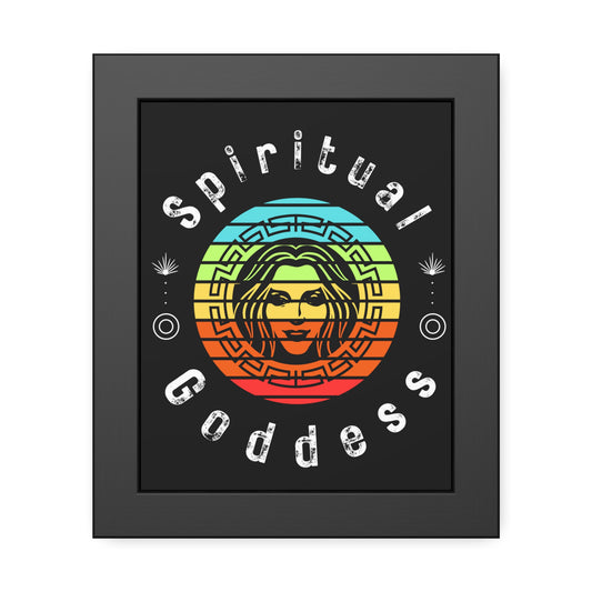 Spiritual Goddess Framed Fine Art Poster - Arjuna Rigby Art and Lifestyle Store