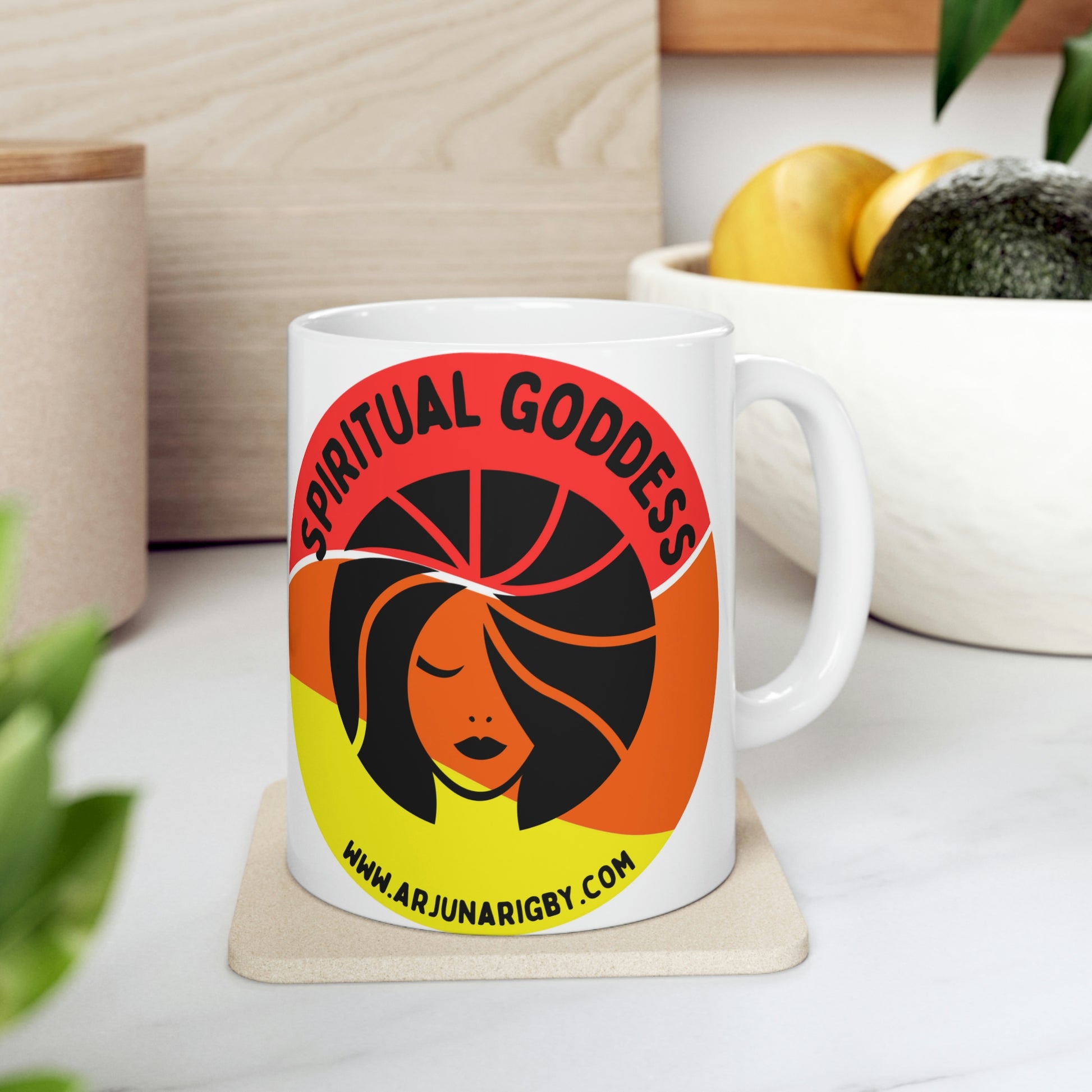 Spiritual Goddess - Mug - Arjuna Rigby Art and Lifestyle Store