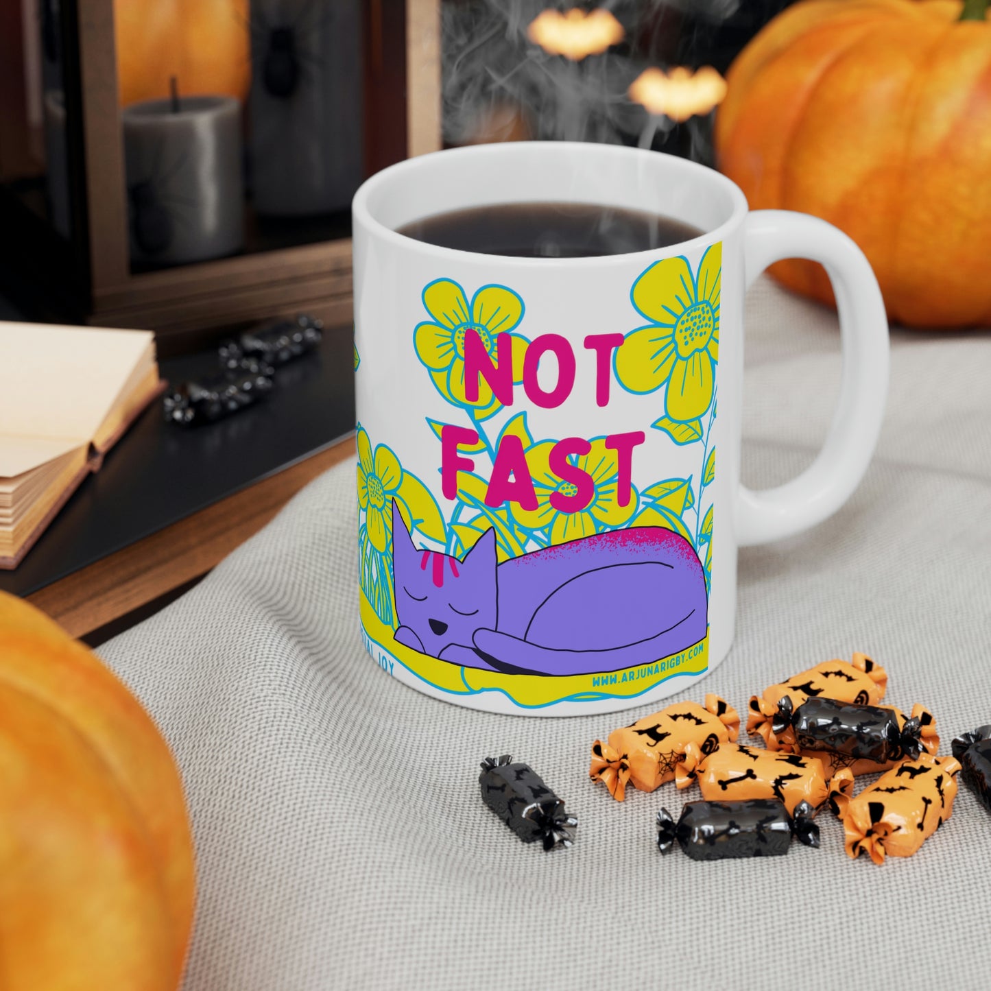 Not Fast Not Furious - Mug - Arjuna Rigby Art and Lifestyle Store