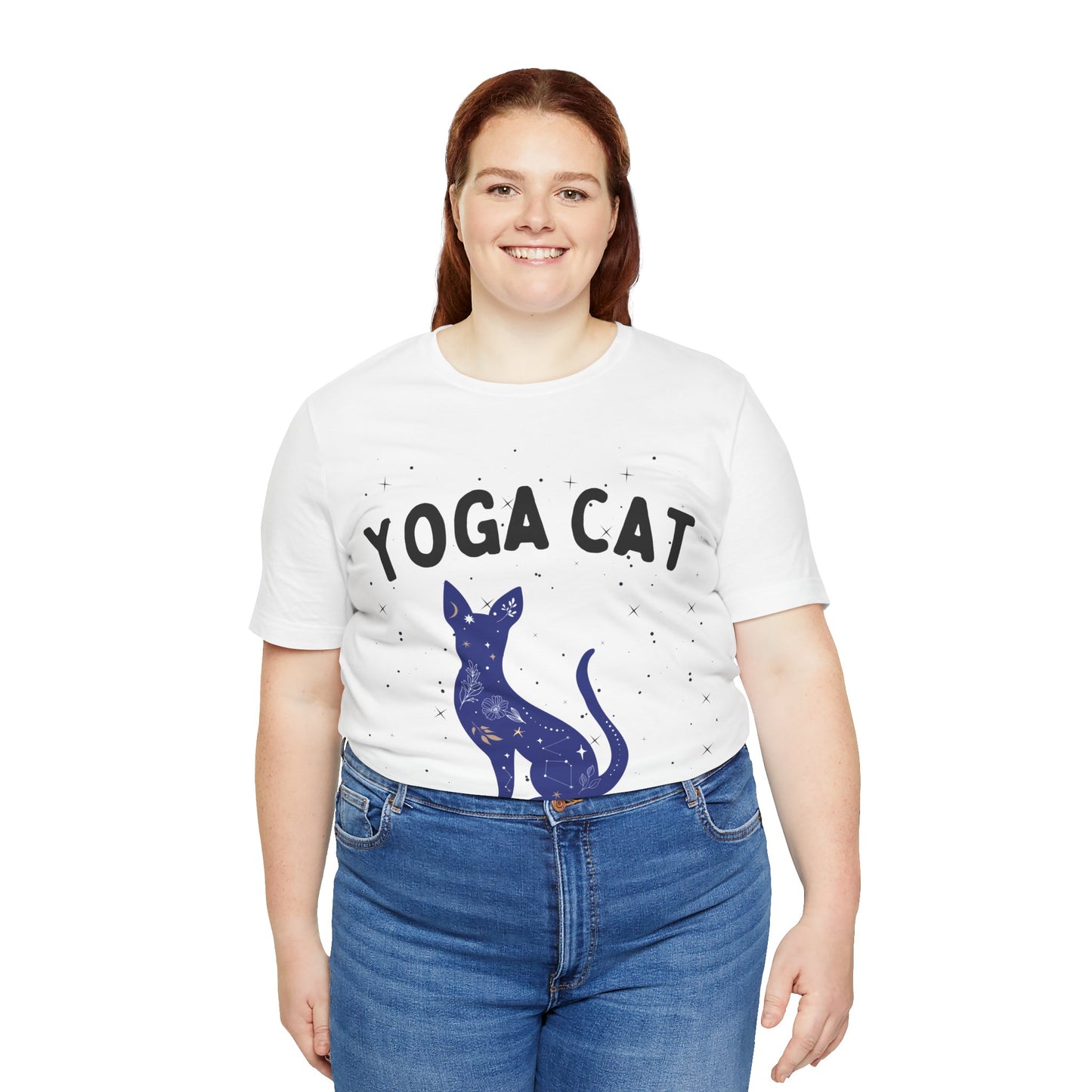 Yoga Cat T-Shirt - Arjuna Rigby Art and Lifestyle Store