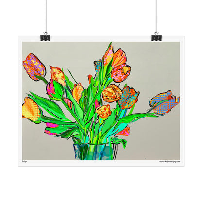 Tulips Rolled Fine Art Print