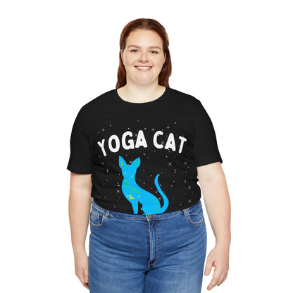 Yoga Cat T-Shirt - Arjuna Rigby Art and Lifestyle Store