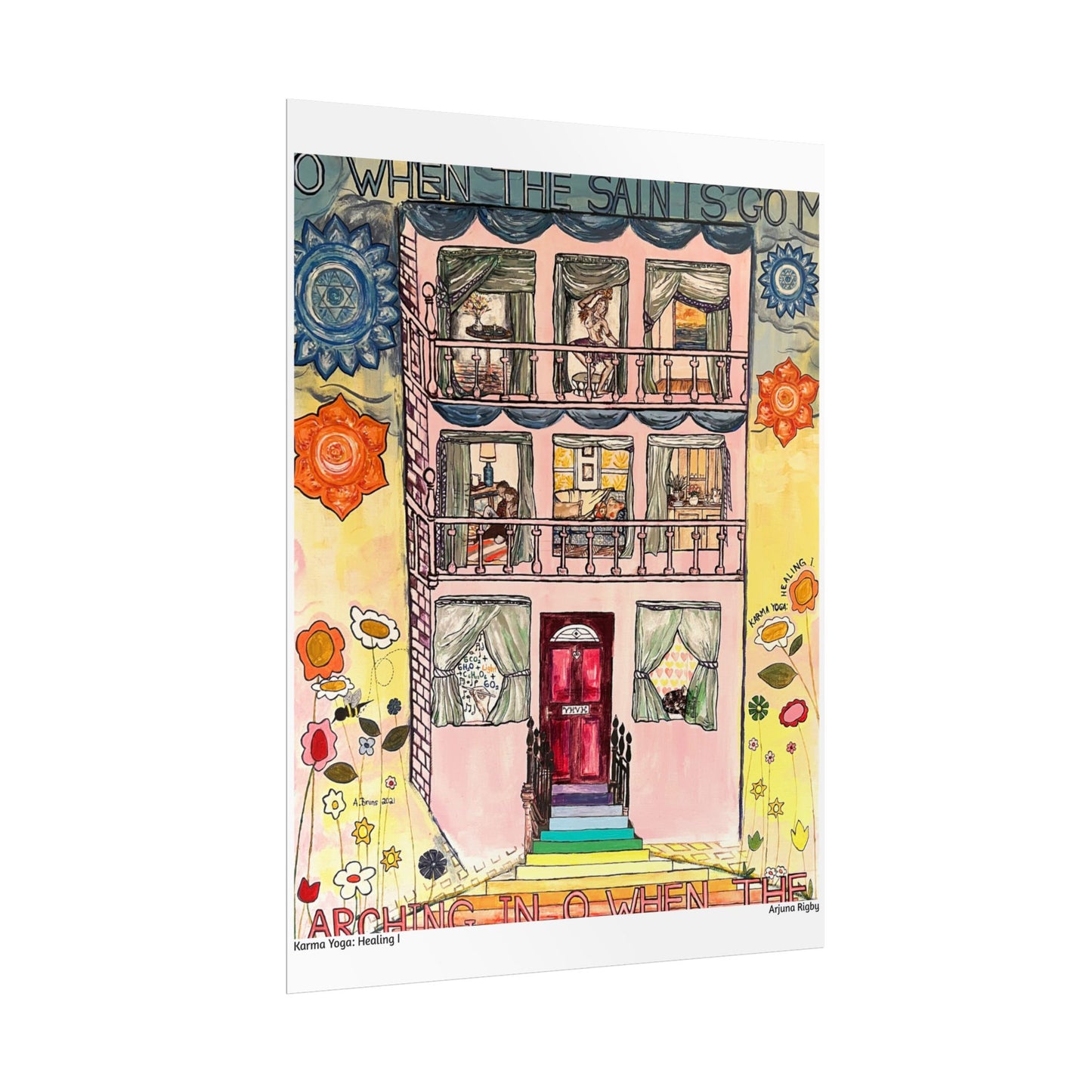 Karma Yoga: Healing I Fine Art Poster