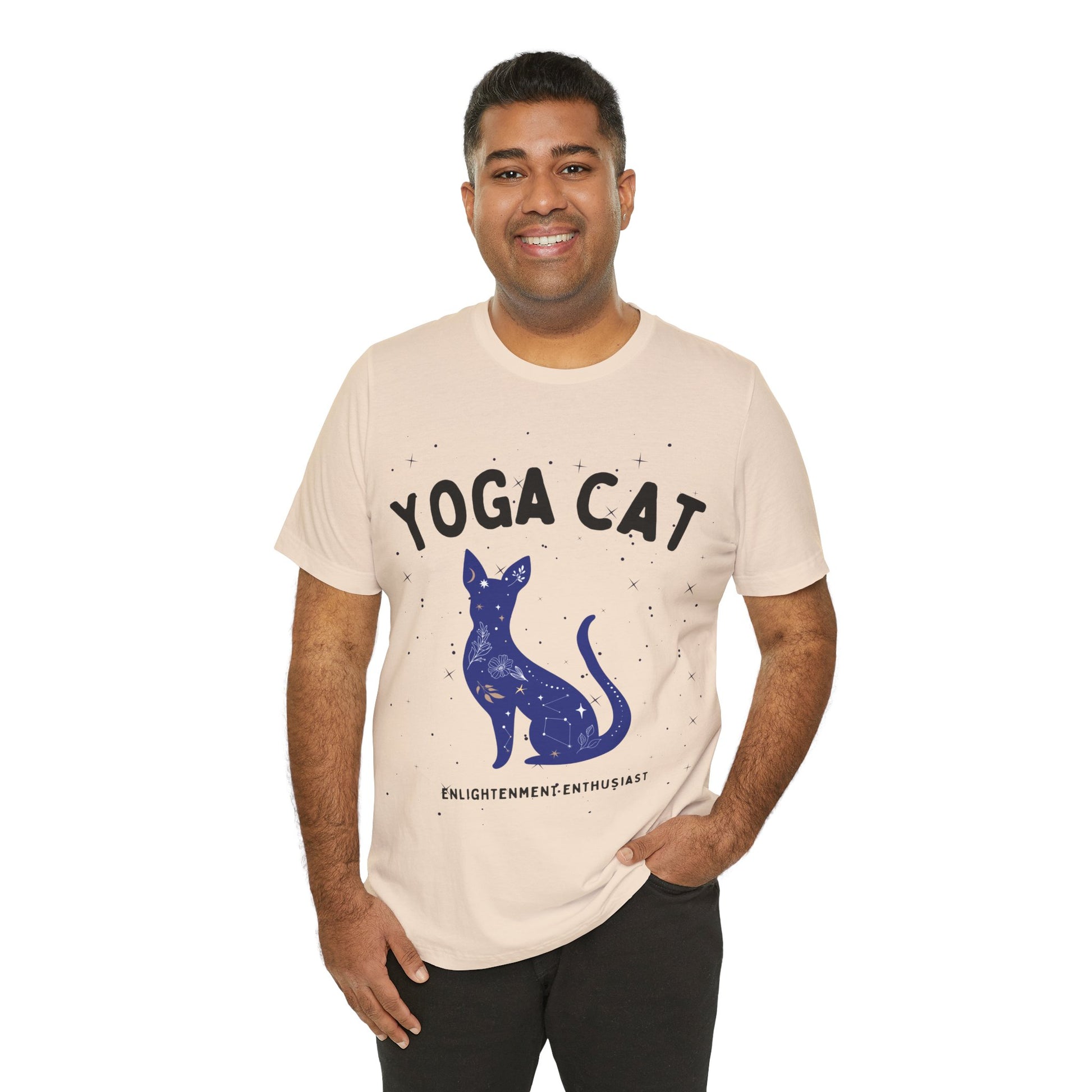 Yoga Cat T-Shirt - Arjuna Rigby Art and Lifestyle Store