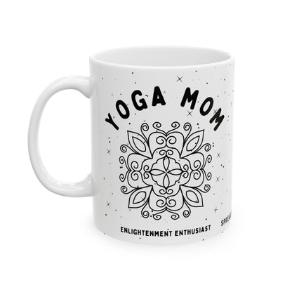 Yoga Mom Ceramic Mug - Arjuna Rigby Art and Lifestyle Store