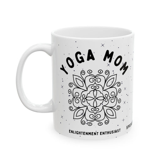 Yoga Mom Ceramic Mug - Arjuna Rigby Art and Lifestyle Store
