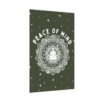 Peace of Mind Fine Art Print green background