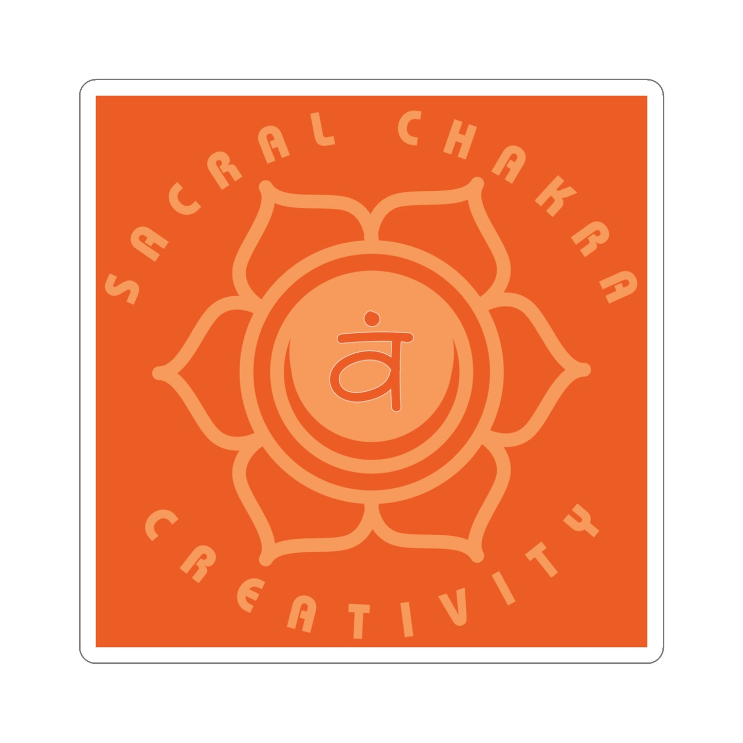 Sacral Chakra Sticker