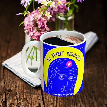 My Spirit Rejoices - Mug - Arjuna Rigby Art and Lifestyle Store