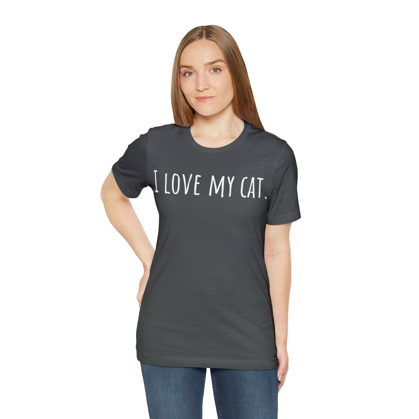 I Love My Cat - Classic T-Shirt - Arjuna Rigby Art and Lifestyle Store