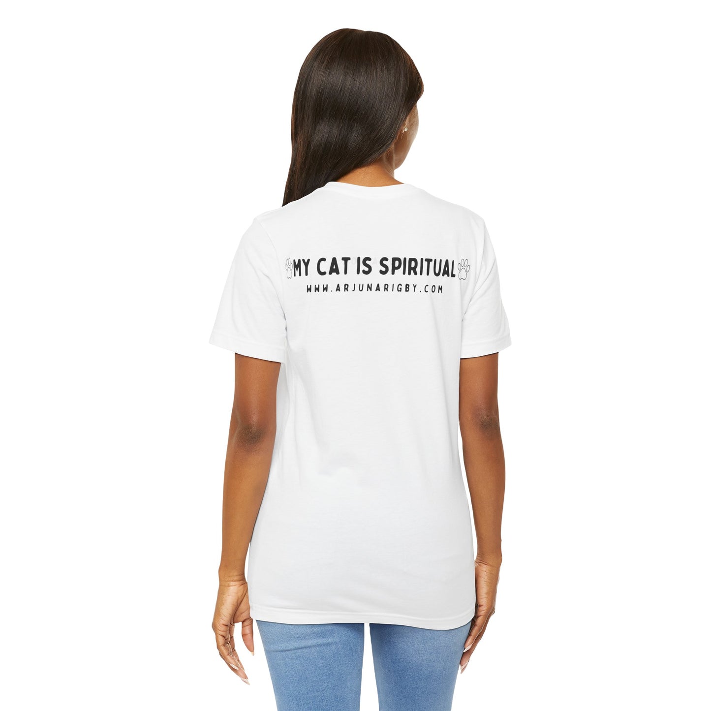 Yoga Cat T-Shirt - Arjuna Rigby Art and Lifestyle Store