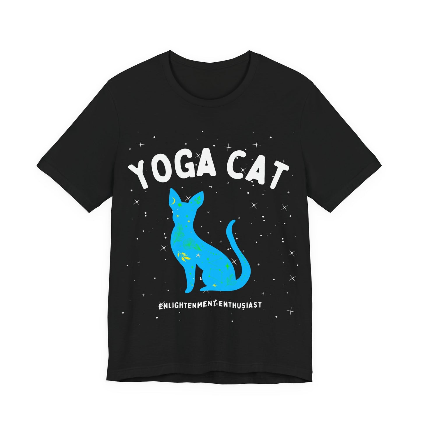 Yoga Cat T-Shirt - Arjuna Rigby Art and Lifestyle Store