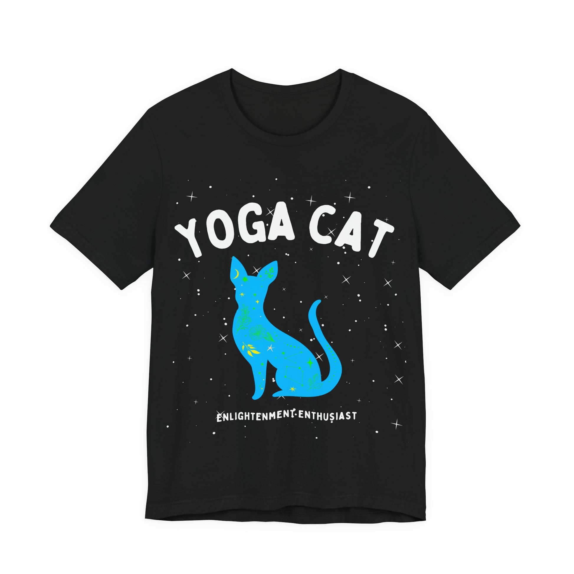 Yoga Cat T-Shirt - Arjuna Rigby Art and Lifestyle Store