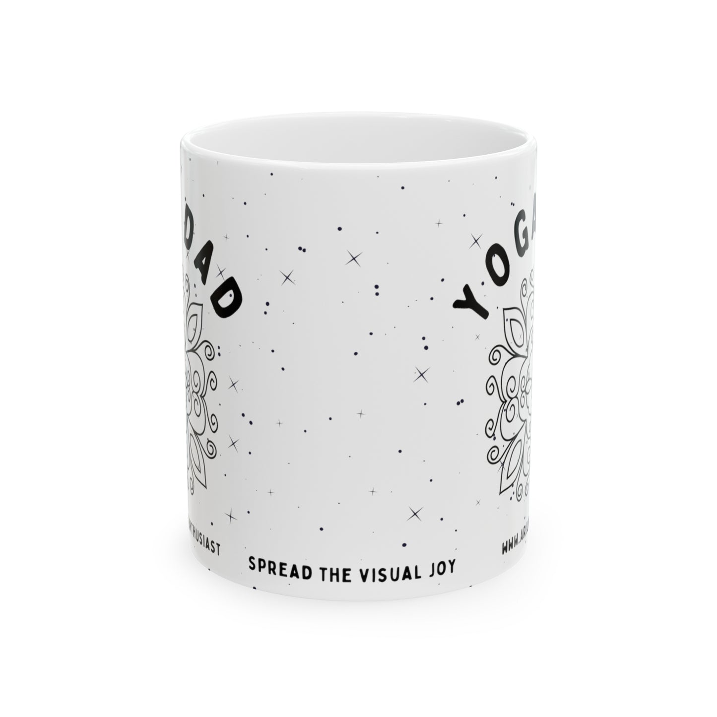 Yoga Dad Mug - Arjuna Rigby Art and Lifestyle Store