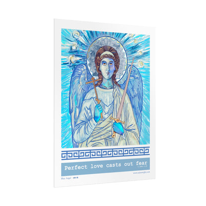 Blue Angel Rolled Fine Art Print