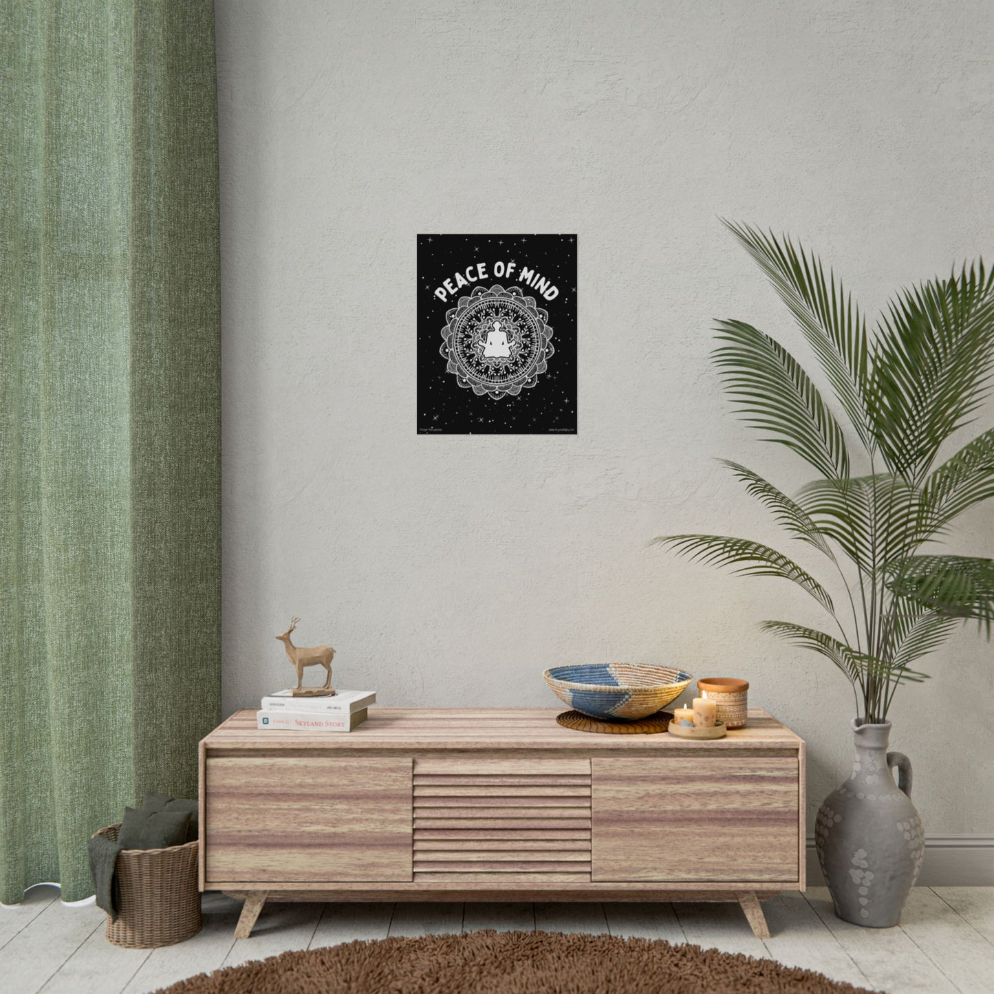 Peace of Mind Fine Art Poster black background
