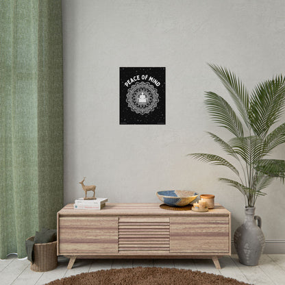 Peace of Mind Fine Art Poster black background