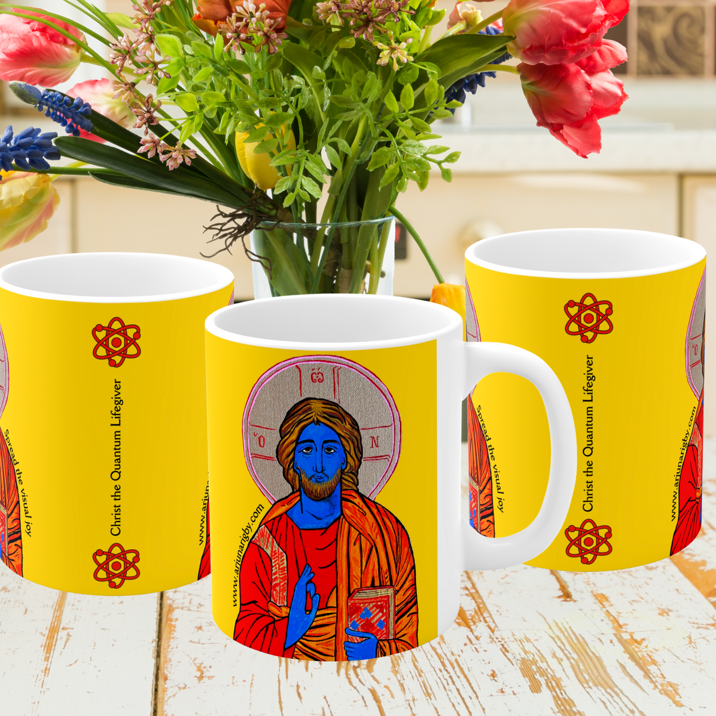 Christ the Quantum Lifegiver - Mug - Arjuna Rigby Art and Lifestyle Store