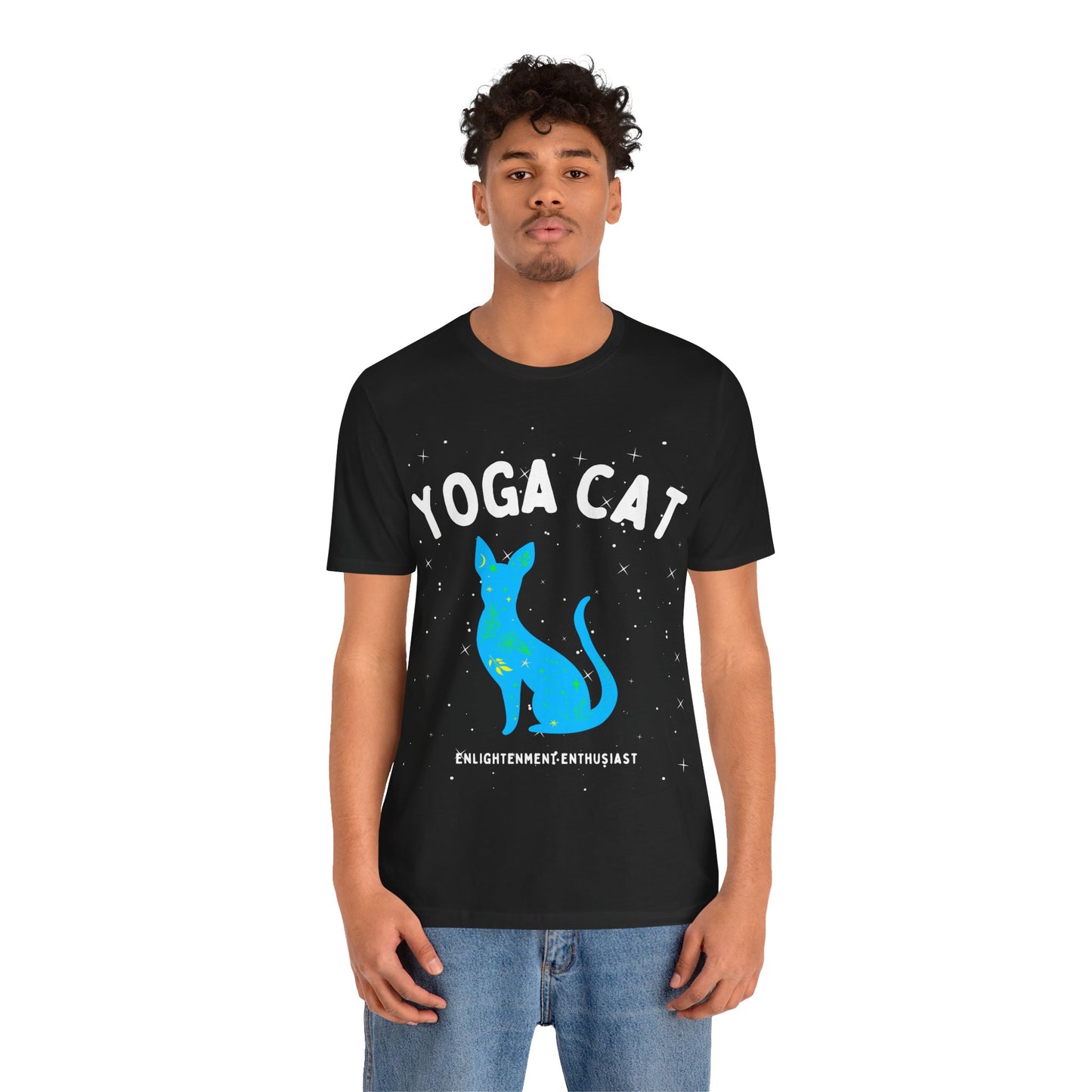 Yoga Cat T-Shirt - Arjuna Rigby Art and Lifestyle Store