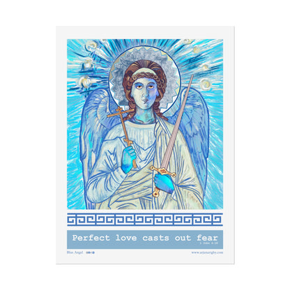 Blue Angel Rolled Fine Art Print