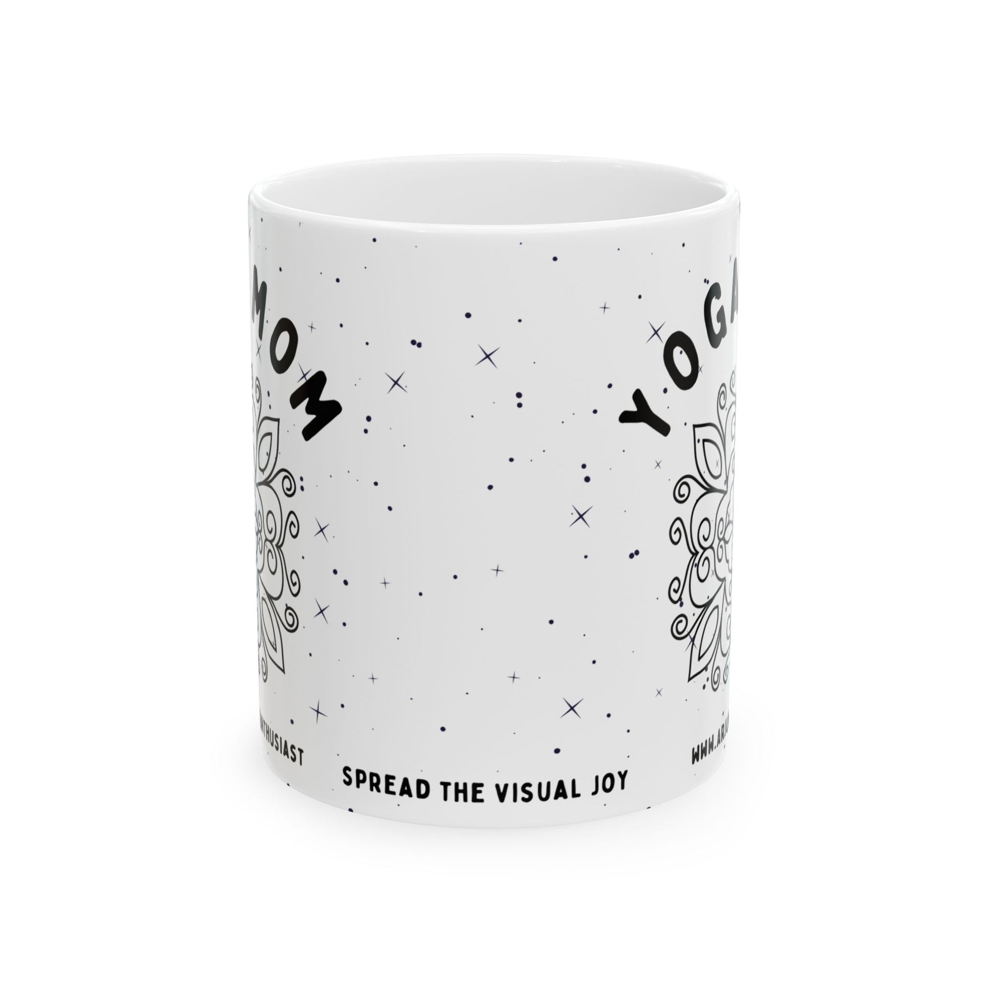 Yoga Mom Ceramic Mug - Arjuna Rigby Art and Lifestyle Store