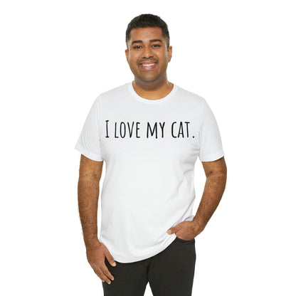 I Love My Cat - Classic T-Shirt - Arjuna Rigby Art and Lifestyle Store