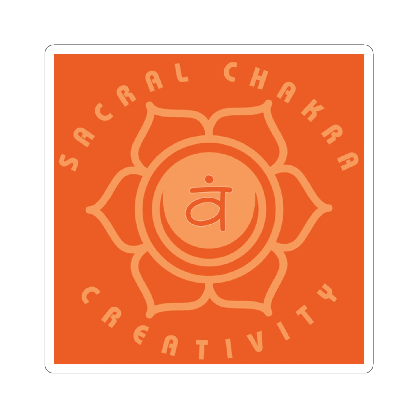 Sacral Chakra Sticker