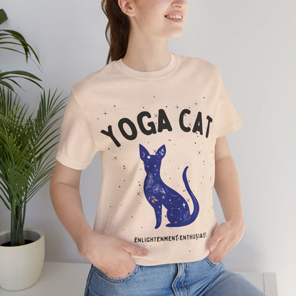 Yoga Cat T-Shirt - Arjuna Rigby Art and Lifestyle Store