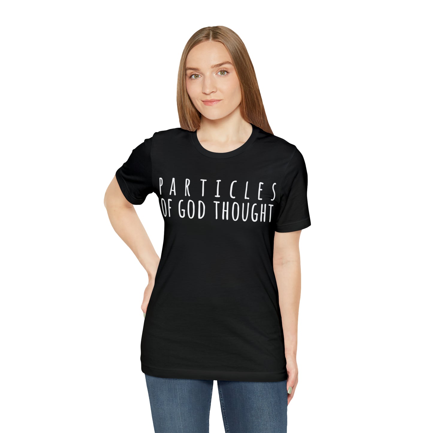 Particles of God Thought T-Shirt - Arjuna Rigby Art and Lifestyle Store