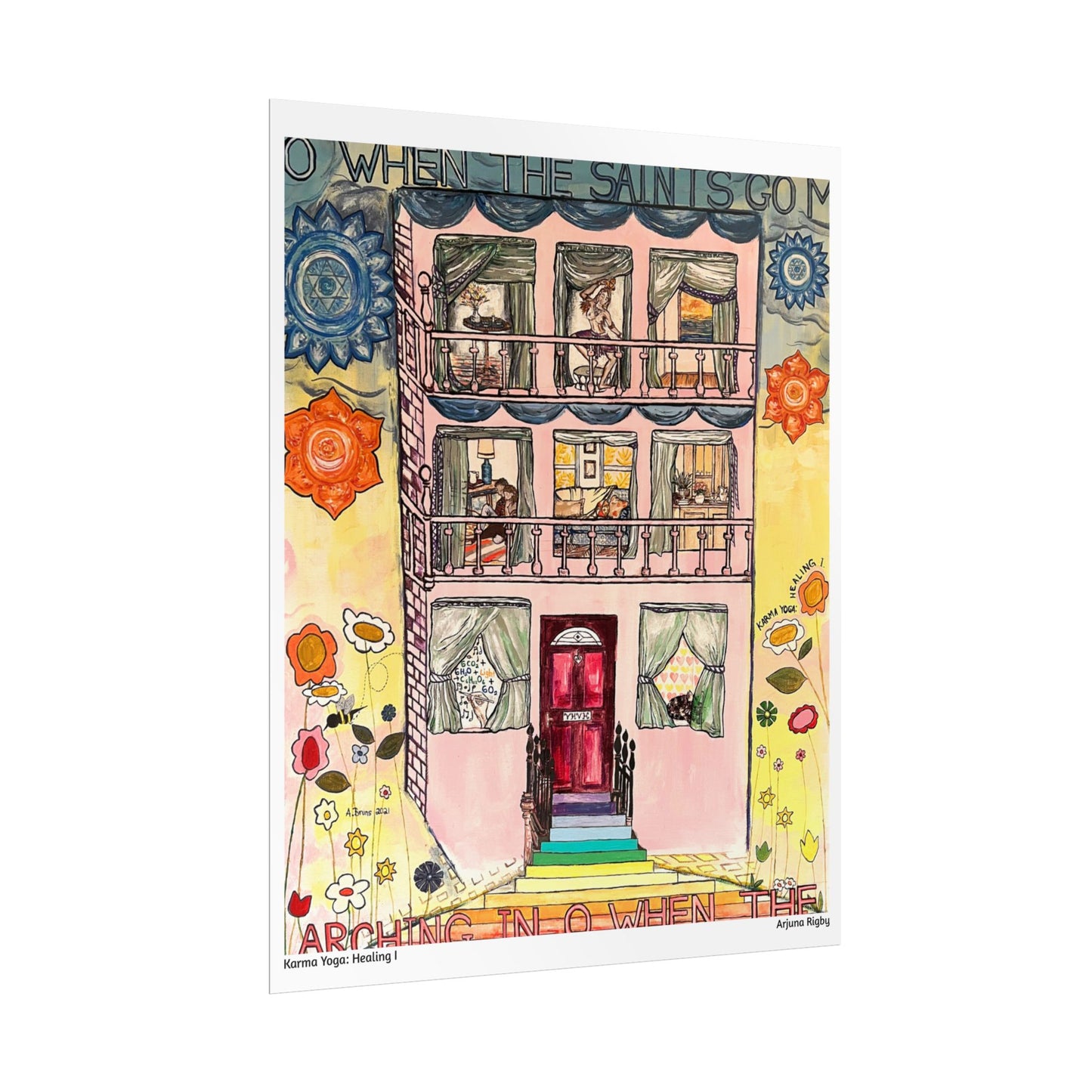 Karma Yoga: Healing I Fine Art Poster